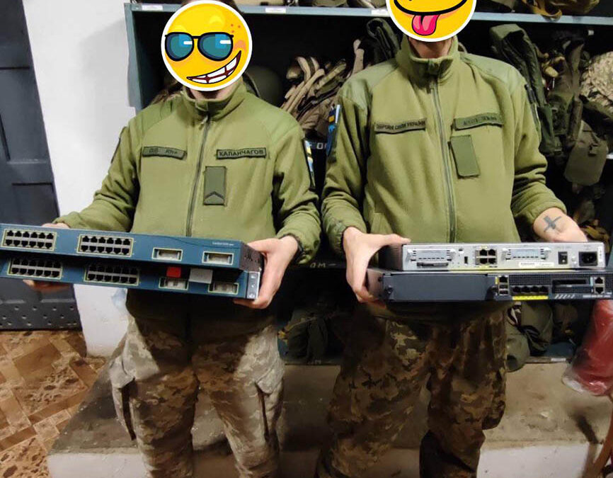 Network equipment for the territorial defense forces