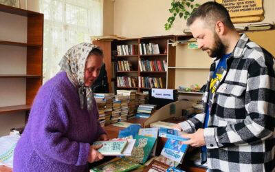 Книги для Бородянської громади в рамках проєкту “Добраніч”