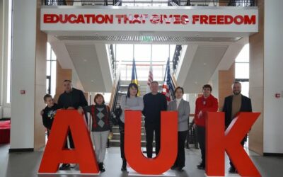 Американський університет у Києві приймає фіналістів конкурсу STEAM House 2024 на ознайомчу екскурсію кампусом