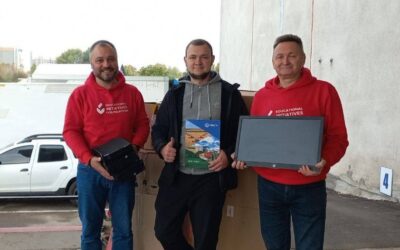 Разом з компанією НІБУЛОН передали комп’ютери у Чигирин
